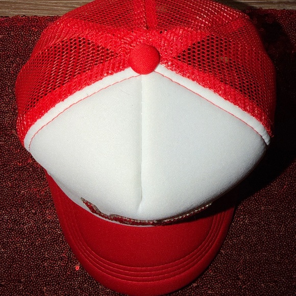 Rhinestone LOVE Trucker Hat - Picture 3 of 4